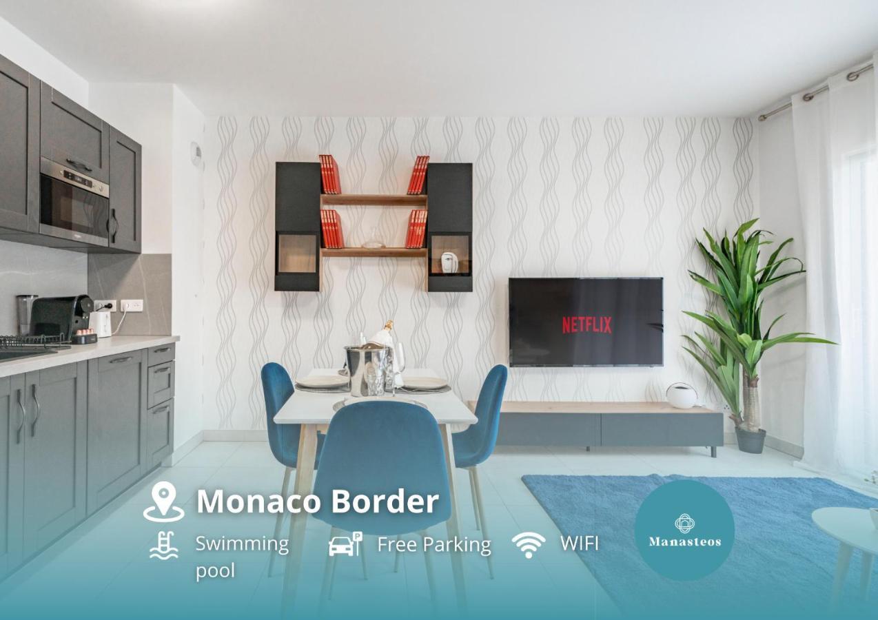 Frontiere Monaco, Terrasse Vue Mer, Tour Odeon - Ap Apartment Beausoleil Luaran gambar